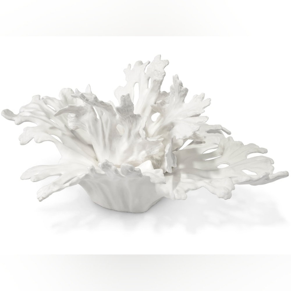 White Coral-Inspired Decorative Sculpture - Picture 3 of 6